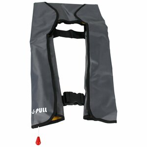 [ new goods immediate payment ] great popularity! original life jacket manual expansion type shoulder .. the best type gray / grey * man and woman use! free size fishing boat 