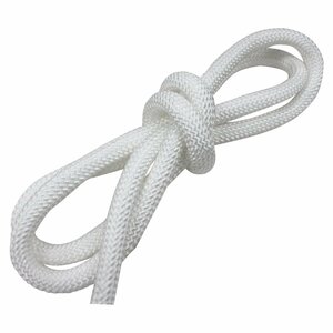 [ new goods immediate payment ]1m ~ selling by the piece 24 strike 8mm mooring rope fender rope double Blade white / white marine rope boat mooring rope 8 millimeter 