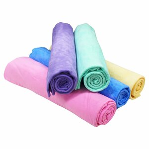 [ новый товар немедленная уплата ][ все цвет 5 шт. комплект ] цвет все 5 цвет супер всасывание полотенце [ S размер ] мойка машин дуть . вверх полотенце . вода полотенце плавание фитнес 