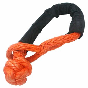 [ new goods immediate payment ]15t soft shackle traction winch recovery - rope s tuck .. off-road . road lock Jimny Land Cruiser orange 