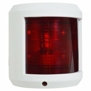 【新品即納】LED航海灯 左舷灯 第二種舷灯 12V ホワイト 白 赤灯/左側 レッド ボート 船 信号 ライト 照明 電球