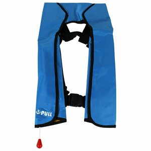 [ new goods immediate payment ] great popularity! original design! life jacket manual expansion type shoulder .. the best type blue light blue free size fishing boat boat 