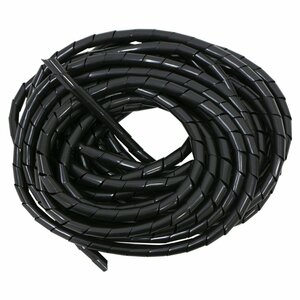 [ new goods immediate payment ][12.0mm/10M] spiral tube code wiring .. protection cut possibility processing Unity Harness protection 12mm 12 millimeter black / black 