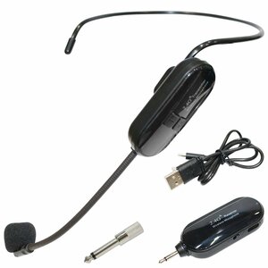 [ новый товар немедленная уплата ]2.4G беспроводной микрофон headset портативный 3.5mm стерео Mini штекер 