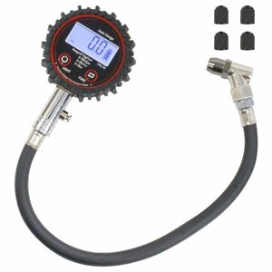  digital air gauge empty atmospheric pressure measurement liquid crystal backlight air pulling out adjustment pressure gauge tire exchange inspection circuit . road off-road 