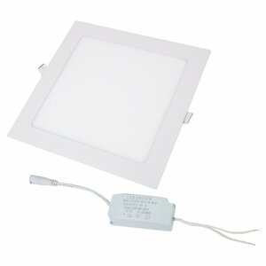 【新品即納】超薄型 LED パネル 18ｗ 12V/24V 6500K ルームランプ 照明 LED照明 薄型照明 天井 パネル照明 キャンピングカー 船 電気