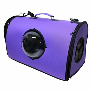 [ new goods immediate payment ] space ship Capsule type! 2way carry bag dog cat combined use purple Boston bag shoulder bag pet bag pet Carry 