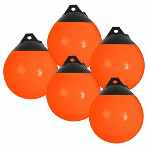 [ new goods immediate payment ][5 piece set ] tears type boat fender orange / black Φ380mm×300mm [ orange ]bi comming off ... type boat boat air guard yacht 