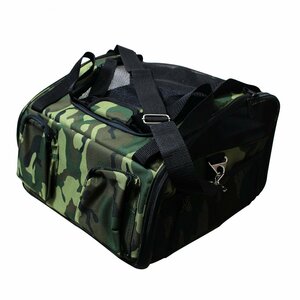 [ new goods immediate payment ] convenient 2way! carry bag dog cat combined use camouflage pattern green Boston bag shoulder bag pet bag pet Carry travel 