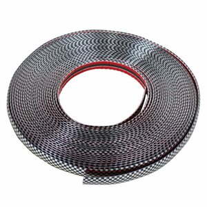 [ new goods immediate payment ][ width 18mm length 15m] carbon molding both sides tape attaching plating lmolding protector door molding scratch prevention protection 5m 10m