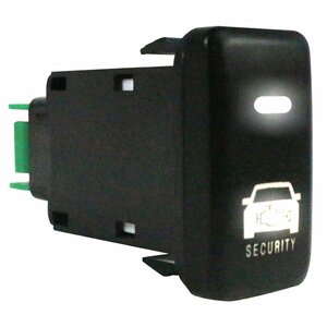 【新品即納】ハイゼットカーゴ S320 H16.12～ 防犯対策 点滅機能付き ダミーセキュリティパネル LED/ホワイト スイッチホールカバー