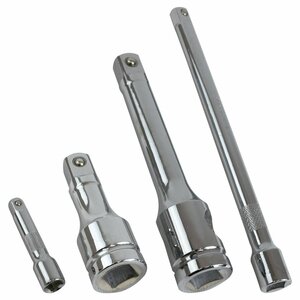 [ new goods immediate payment ] yawing 4 pcs set 3/8 3/4 1/2 extension bar strut combined use tool car bike maintenance socket extension wobru angle 