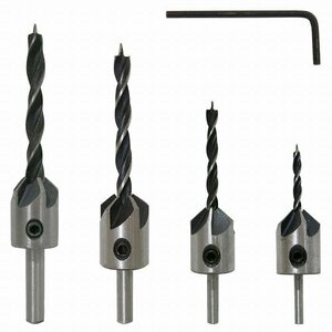 [ new goods immediate payment ]4ps.@set plate taking drill drill blade chamfer cutter seat .. drill bit plate drill deburring ironworking drill blade diameter 3~6mm hole so- electric drill 