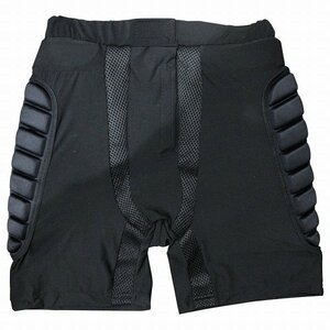 [ new goods immediate payment ][XL] bike bicycle inner pants hip guard hip body protector cycling pants mesh material two wheel car 