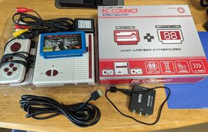 FC 互換機 コロンバスサークル 88ゲーム内蔵 852ゲームソフトバンプレスト AV2HDMIアダプター