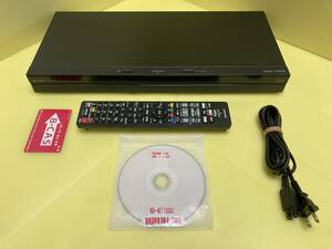 SHARP シャープ BDレコーダー BD-NT1000 3番組同時録画 HDDは交換新古品1TB(使用時間0h/4回) 整備済完全動作品(1ヶ月保証)