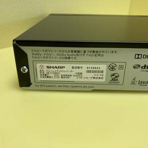 SHARP シャープ BDレコーダー 2B-C1BW1 2番組同時録画 HDDは交換新古品1TB(使用時間0h/4回) 整備済完全動作品(1ヶ月保証) 比較的美品の画像4