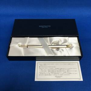 【未使用 保管品 MIKIMOTO ミキモト ボールペン パール】クリックポスト