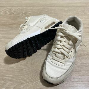 NIKE ナイキ エアマックス 90 ライトクリーム 24cm ベージュ