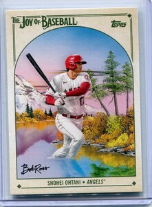 2023 Topps X Bob Ross The Joy of Baseball 1 Shohei Ohtani 大谷翔平 ベースカード