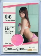 金子理江 HIT'S ピンスポ ビキニ 衣装 カード B22/40_画像1