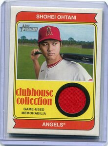 2023 Topps Heritage Clubhouse Collection Relics #CCR-SO Shohei Ohtani 大谷翔平 ジャージカード