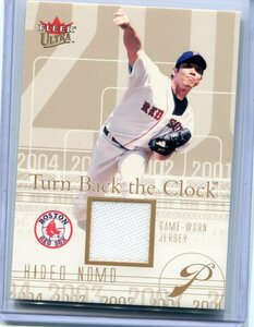 2004 Fleer Ultra Turn Back The Clock Jerseys Copper TBC-HN Hideo Nomo 野茂英雄 ジャージ カード 399枚限定