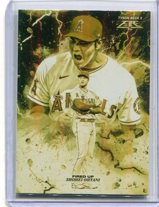 2022 Topps Fire Fired Up Gold Minted インサート カード 大谷翔平