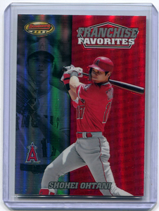 2020 Bowman's Best Franchise Favorites FFA-SO Shohei Ohtani 大谷翔平 インサートカード