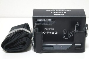 富士フイルム FUJIFILM BLC-XPRO3 ボトムレザーケース X-Pro3用 未使用品