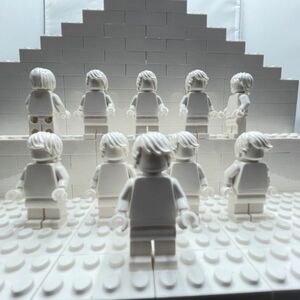 B20　レゴミニフィグ　40516　Everyone Is Awesome　White　白　10個セット　新品未使用　LEGO社純正品