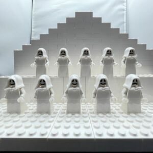 B2　レゴミニフィグ　ホワイトゴースト　幽霊　10個セット　新品未使用　LEGO社純正品