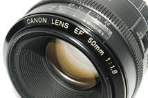 ★ レンズフィルター付★キヤノン Canon LENS EF 50mm F1.8 I型 初代★リアキャップ付属★ y1213_画像9