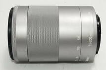 【☆★実用品★☆】Canon キャノン EF-M 55-200mm F4.5-6.3 IS STM シルバー 大人気の望遠レンズ♪y1206_画像7