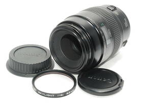 【Kenko MC SKYLIGHT［1B］52mm レンズフィルター付】Canon EF 100mm f/2.8 MACRO 単焦点 マクロレンズ キヤノン EFマウント y1212