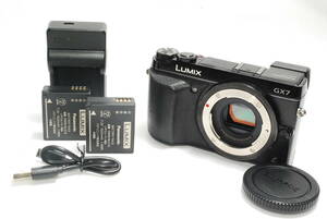 【★純正バッテリーDMW-BLG10×2個付★】Panasonic パナソニック LUMIX DMC-GX7 ボディ y1260