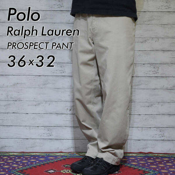 Polo Ralph Lauren ポロラルフローレン W36 L32 ベージュ ノータック チノパン ポロチノ スラックス パンツ PROSPECT PANT 20202655