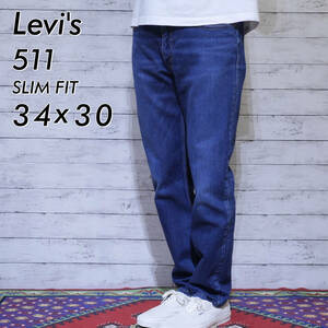 リーバイス Levi's 511 W34 L30 SLIM FIT スキニー ストレッチ ヴィンテージ加工 デニムパンツ ジーンズ ゴールデンサイズ 20202659