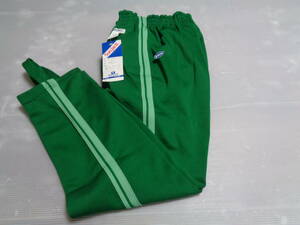 W76 зеленый × желтый зеленый серия SUNJACK джерси брюки внизу спортивная форма спортивная форма Showa Retro не использовался резина ... хранение загрязнения, дефект иметь!