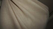 綿、麻、（ベージュ系）巾１５０ｃｍ　長さ２ｍ　中厚　即決￥500_画像6