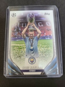 2023/24 Topps UEFA Club Competition Erling Haaland SP Image Variation Manchester City