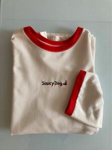 サウシードッグ　スリートーン刺繍リンガーロンT