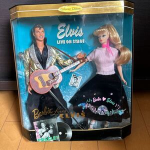Barbie バービー人形 タカラ「Barbie Loves ELVIS」ギフトセット MATTEL ELVIS LIVE ON STAGE 1956 着せ替え人形 AD2609