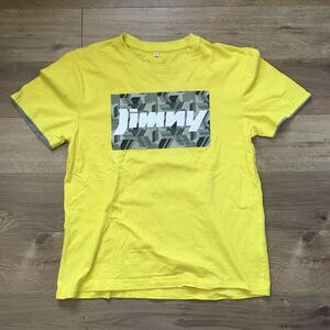SUZUKI JIMNY 半袖Tシャツ 黄色　美品　ロゴ に線有　スズキジムニー