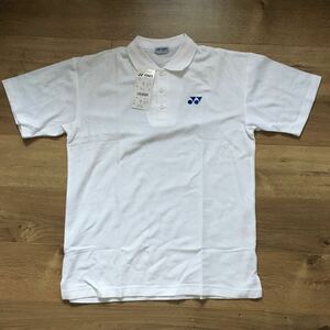 YONEX 半袖ポロシャツ Ｌサイズ 新品保管品　ヨネックス 半袖 白