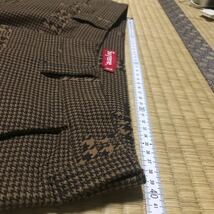 Supreme シュプリーム　パンツ Supremeロゴ　サイズ30 美品　Houndstooth Logos Pant 20AW 千鳥格子　ブラウン　ワークパンツ _画像8