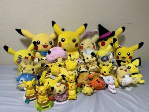  soft toy large amount set sale Pikachu laichuupichu- Pokemon beautiful goods profit (Y05-09)