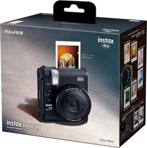 ★送料無料 新品未開封 国内正規品 FUJIFILM 富士フイルム “チェキ” INSTAX mini 99 ブラック 即決