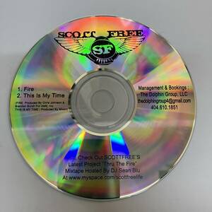 裸30 HIPHOP,R&B SCOTT FREE - FIRE / THIS IS MY TIME シングル CD 中古品
