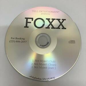 裸32 HIPHOP,R&B FOXX - NOT MYSELF INST,シングル CD 中古品